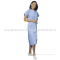 Work uniform, short sleeve, hem with splits